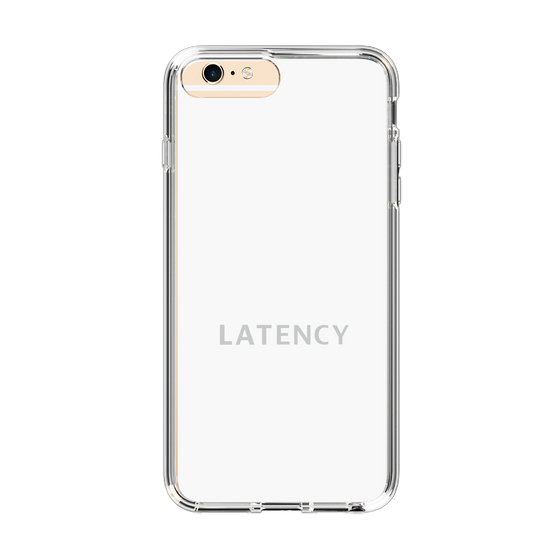 スリムプロテクションケース［ LATENCY - Logotype - White ］