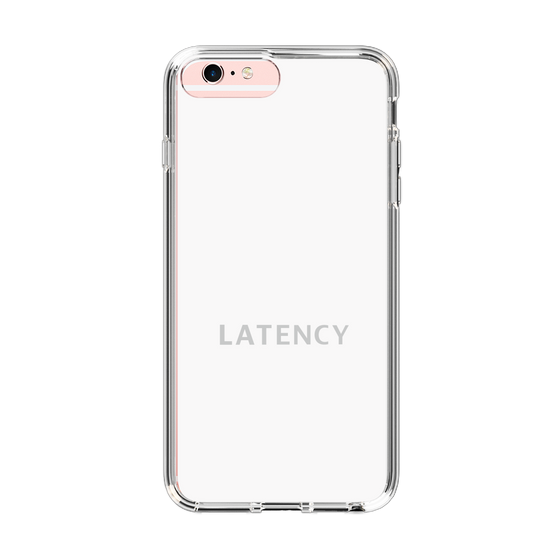 スリムプロテクションケース［ LATENCY - Logotype - White ］