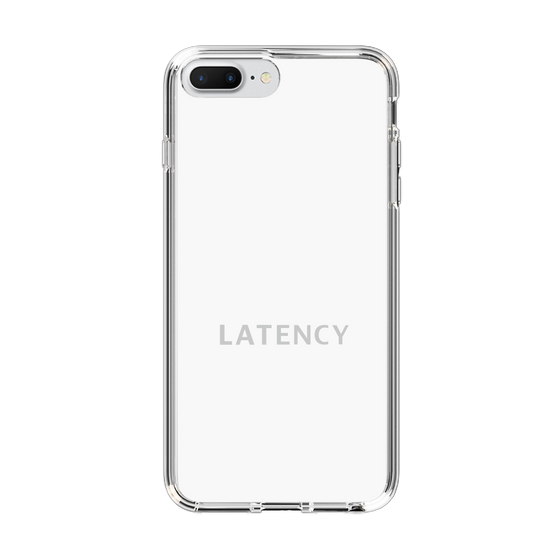 スリムプロテクションケース［ LATENCY - Logotype - White ］