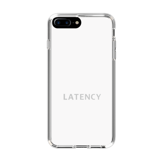 スリムプロテクションケース［ LATENCY - Logotype - White ］