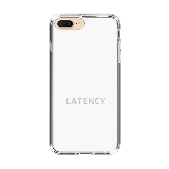 スリムプロテクションケース［ LATENCY - Logotype - White ］