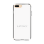 スリムプロテクションケース［ LATENCY - Logotype - White ］