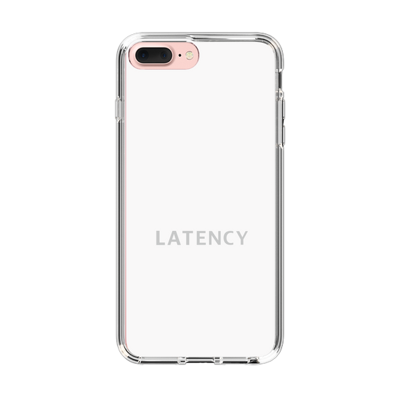 スリムプロテクションケース［ LATENCY - Logotype - White ］