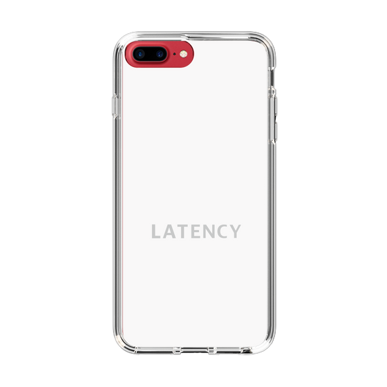 スリムプロテクションケース［ LATENCY - Logotype - White ］
