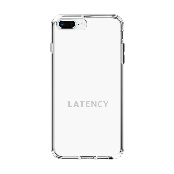スリムプロテクションケース［ LATENCY - Logotype - White ］