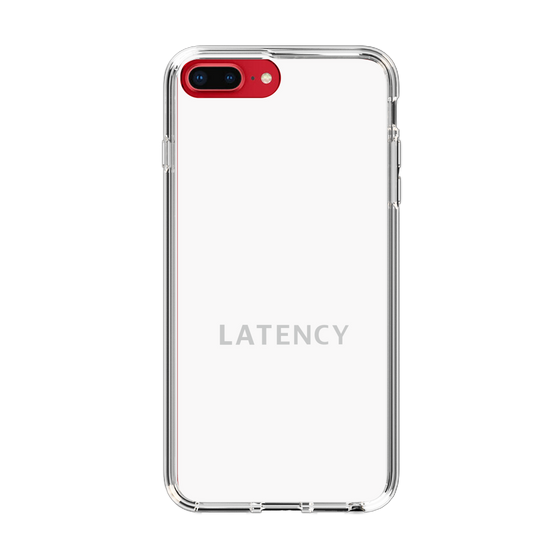 スリムプロテクションケース［ LATENCY - Logotype - White ］