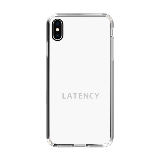 スリムプロテクションケース［ LATENCY - Logotype - White ］
