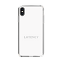 スリムプロテクションケース［ LATENCY - Logotype - White ］