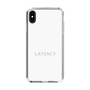 スリムプロテクションケース［ LATENCY - Logotype - White ］