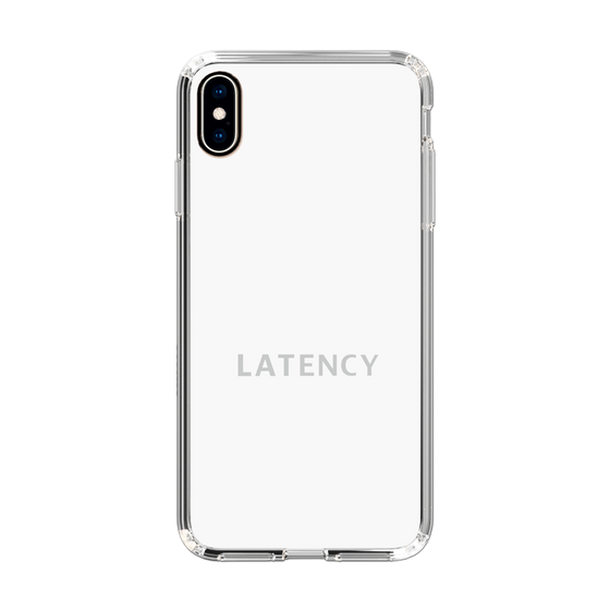 スリムプロテクションケース［ LATENCY - Logotype - White ］