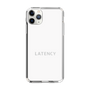 スリムプロテクションケース［ LATENCY - Logotype - White ］