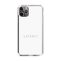 スリムプロテクションケース［ LATENCY - Logotype - White ］