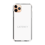 スリムプロテクションケース［ LATENCY - Logotype - White ］