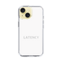 スリムプロテクションケース［ LATENCY - Logotype - White ］