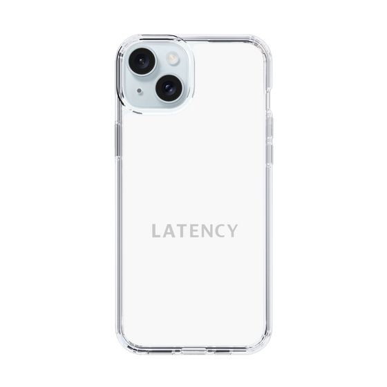 スリムプロテクションケース［ LATENCY - Logotype - White ］