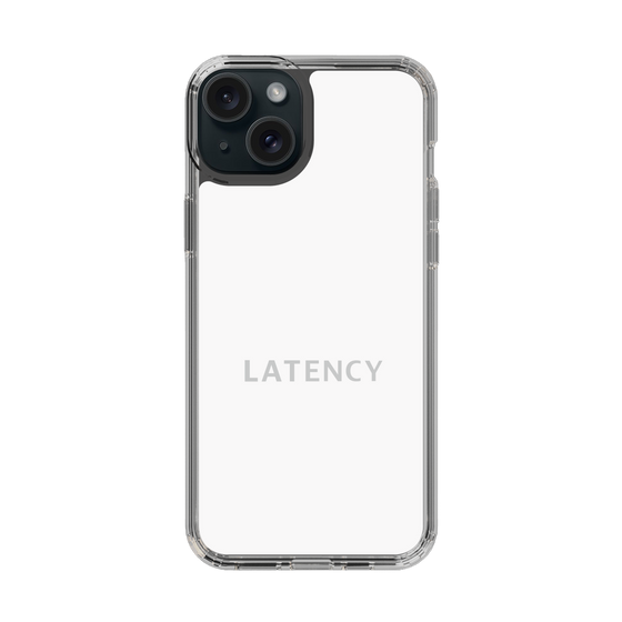 スリムプロテクションケース［ LATENCY - Logotype - White ］