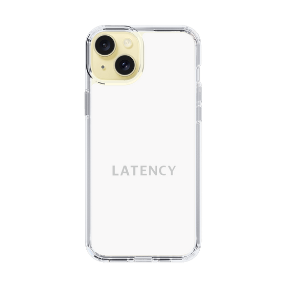 スリムプロテクションケース［ LATENCY - Logotype - White ］