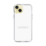 スリムプロテクションケース［ LATENCY - Logotype - White ］