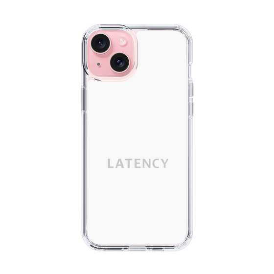 スリムプロテクションケース［ LATENCY - Logotype - White ］