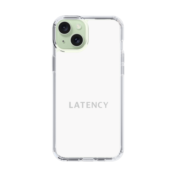 スリムプロテクションケース［ LATENCY - Logotype - White ］