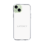 スリムプロテクションケース［ LATENCY - Logotype - White ］