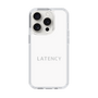スリムプロテクションケース［ LATENCY - Logotype - White ］