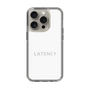 スリムプロテクションケース［ LATENCY - Logotype - White ］