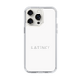 スリムプロテクションケース［ LATENCY - Logotype - White ］