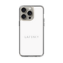 スリムプロテクションケース［ LATENCY - Logotype - White ］