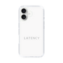 スリムプロテクションケース［ LATENCY - Logotype - White ］