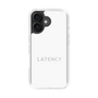 スリムプロテクションケース［ LATENCY - Logotype - White ］