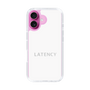スリムプロテクションケース［ LATENCY - Logotype - White ］