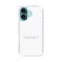 スリムプロテクションケース［ LATENCY - Logotype - White ］