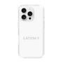 スリムプロテクションケース［ LATENCY - Logotype - White ］