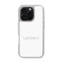 スリムプロテクションケース［ LATENCY - Logotype - White ］
