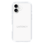 スリムプロテクションケース［ LATENCY - Logotype - White ］