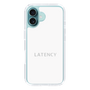 スリムプロテクションケース［ LATENCY - Logotype - White ］