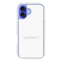スリムプロテクションケース［ LATENCY - Logotype - White ］