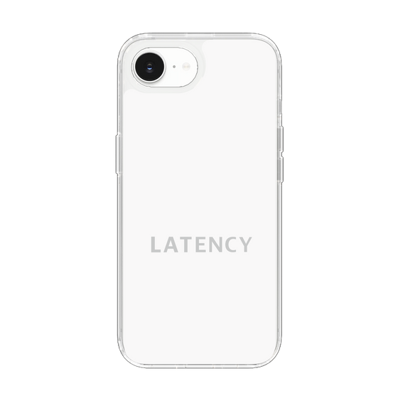 スリムプロテクションケース［ LATENCY - Logotype - White ］