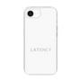 スリムプロテクションケース［ LATENCY - Logotype - White ］