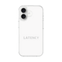 スリムプロテクションケース［ LATENCY - Logotype - White ］