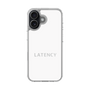 スリムプロテクションケース［ LATENCY - Logotype - White ］