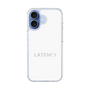 スリムプロテクションケース［ LATENCY - Logotype - White ］