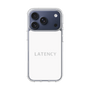 スリムプロテクションケース［ LATENCY - Logotype - White ］