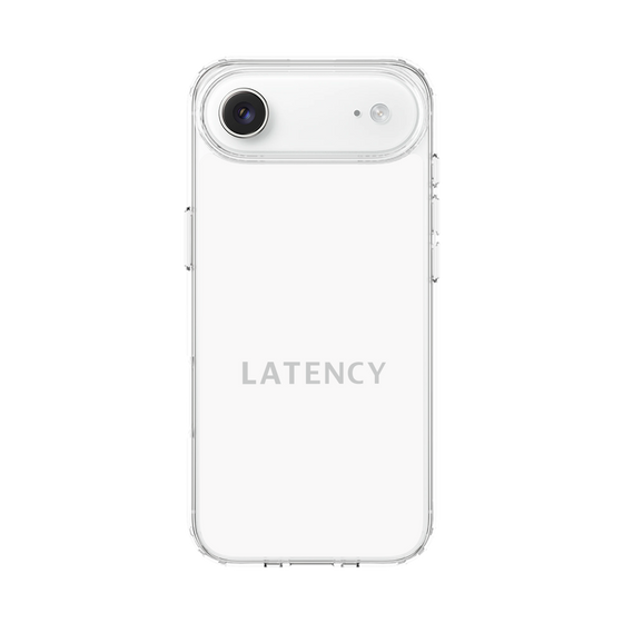 スリムプロテクションケース［ LATENCY - Logotype - White ］
