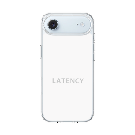 スリムプロテクションケース［ LATENCY - Logotype - White ］