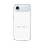 スリムプロテクションケース［ LATENCY - Logotype - White ］