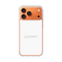 スリムプロテクションケース［ LATENCY - Logotype - White ］