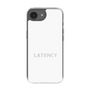 スリムプロテクションケース［ LATENCY - Logotype - White ］