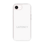 スリムプロテクションケース［ LATENCY - Logotype - White ］